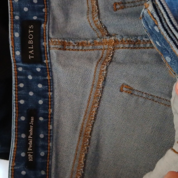Talbots jeans pedal pushers womens size 10 petite - Picture 4 of 5